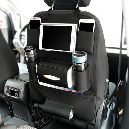 Organizador Premium para Asiento de Coche en Cuero