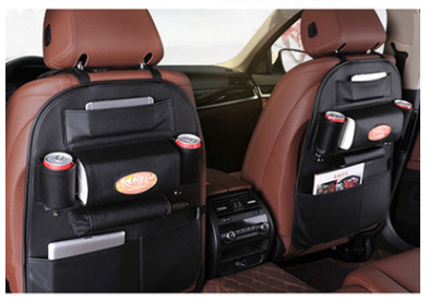Organizador Premium para Asiento de Coche en Cuero